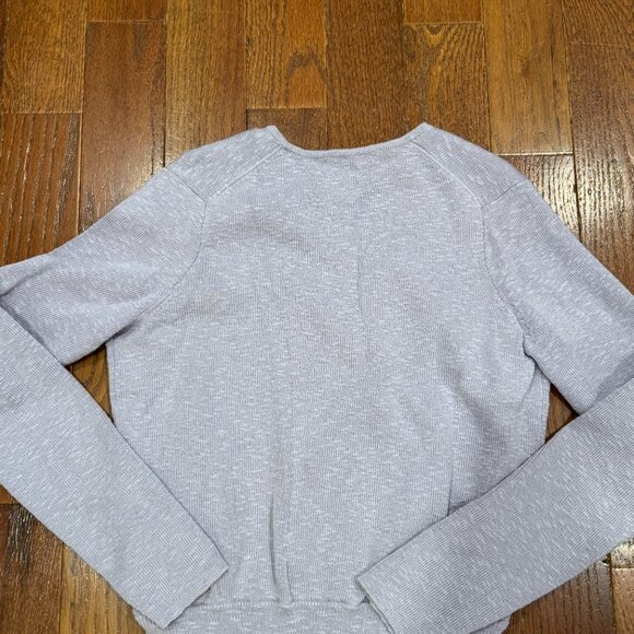 Madewell lavender Wrap-Front V-Neck Sweater - Picture 6 of 6